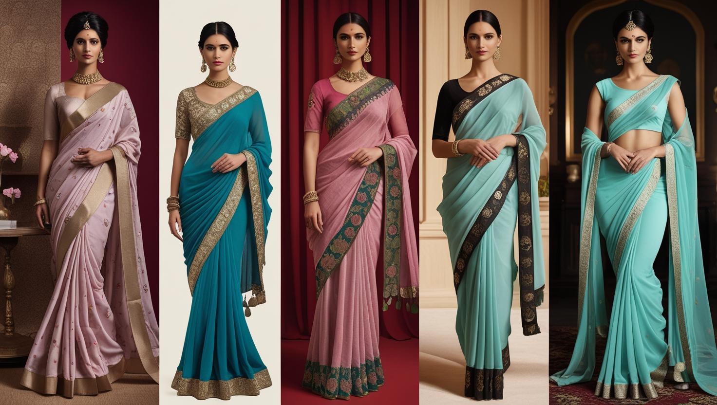 How to Style a Saree Without a Blouse – Trendy Alternatives